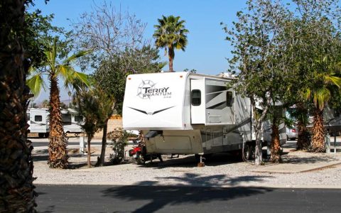 RV sites at San Bernardino RV Park